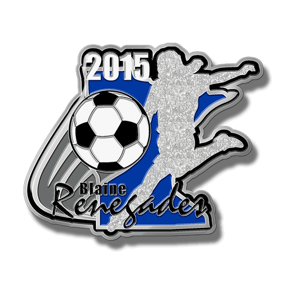 soccer trading pin